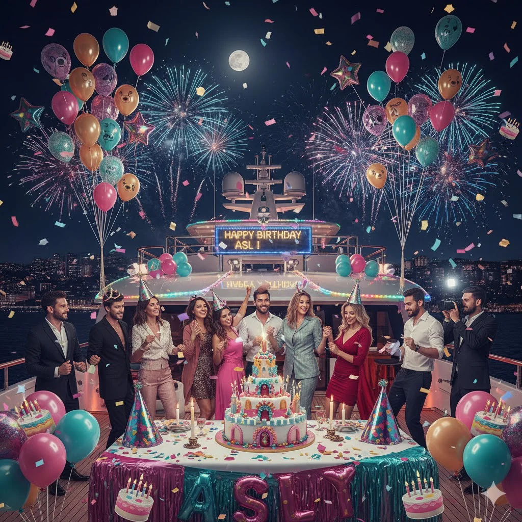 Birthday Party on the Boat