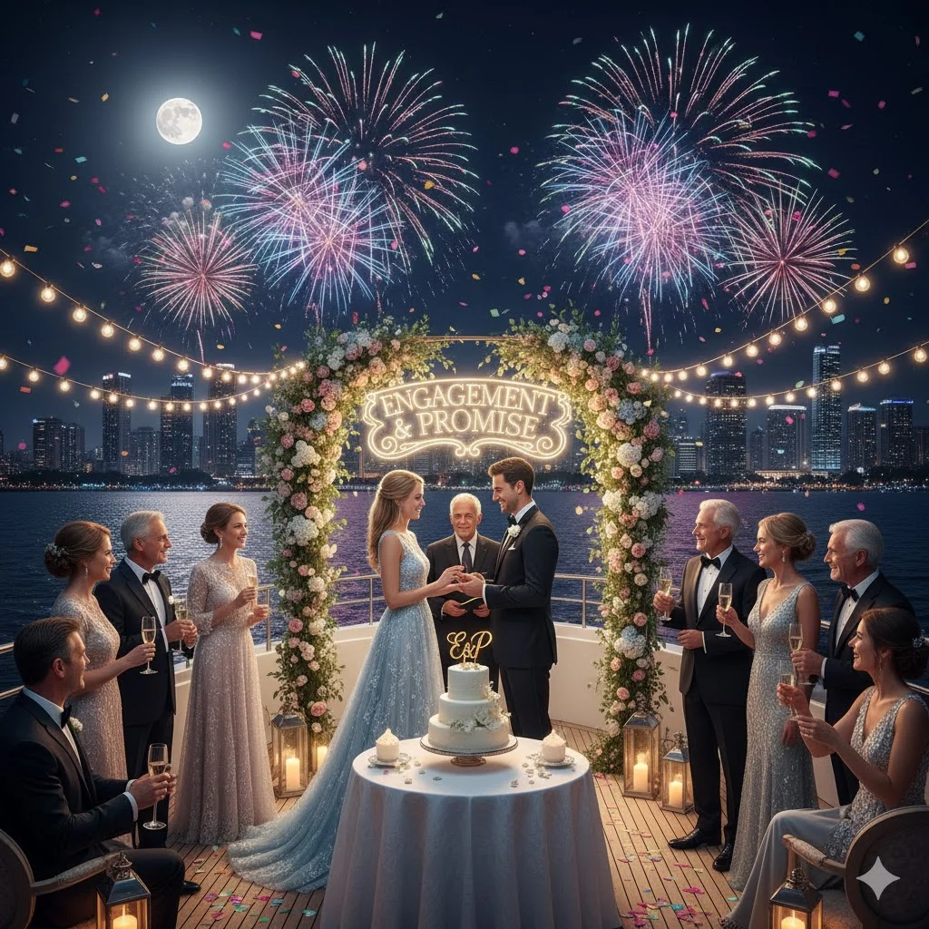 Engagement / Promise Ceremony on the Boat