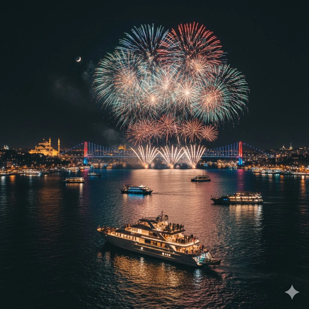 New Year’s Eve on the Bosphorus: Boat Party 2026 — Prices, Menu & Program Details