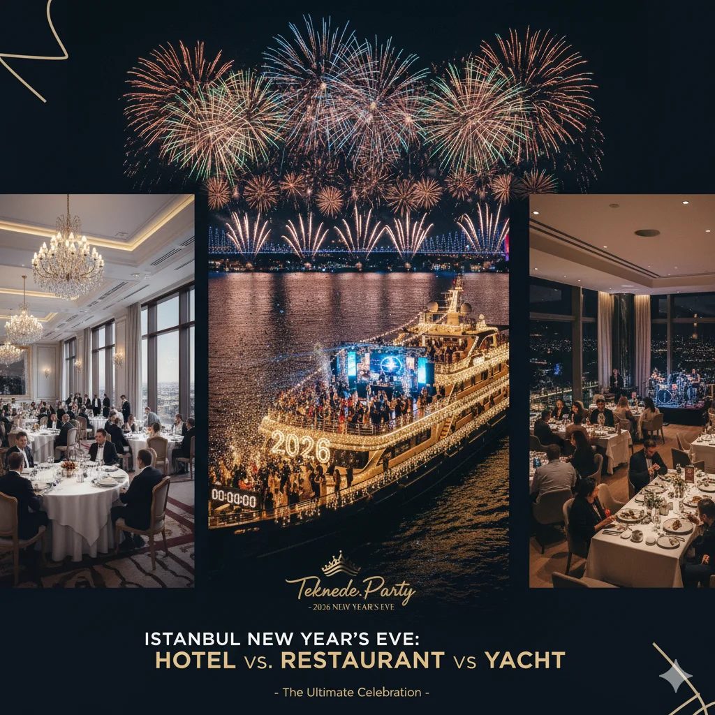 What’s the Best Way to Celebrate New Year’s Eve in Istanbul? Hotel, Restaurant, or Boat Party?